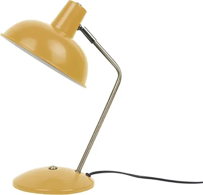 Produktbild von Leitmotiv - Tischleuchte Hood - Curry Gelb - 37,5x19,5cm Tischlampe - Nachttischlampe, Wohnzimmer, Schlafzimmer