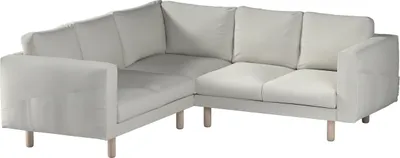 Produktbild von Dekoria Bezug für Norsborg 4-Sitzer Ecksofa, mittelgrau, Norsborg 4-Sitzer Ecksofabezug