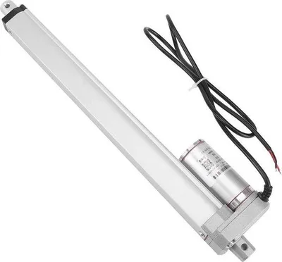 Image de Moteur linéaire 12 V pour portes lourdes jusqu'à 140 kg - Vérin électrique pour portes de voiture et portes d'entrée - Moteur pour charges lourdes jusqu'à 300 mm