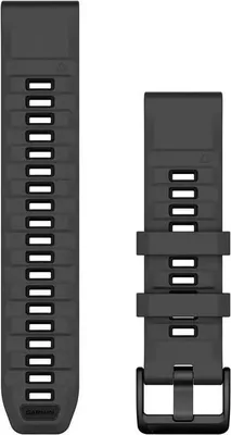 Produktbild von Garmin Quickfit® 22 Silikonarmband Silber Silber One Size