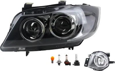 Produktbild von Scheinwerfer passend für BMW 3er E90 E91 01/05-08/08 D1S Li. +Nebel+Leuch. 63117161667 7161667 63176948373 6948373 Johns