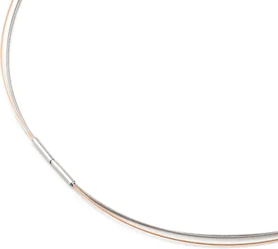 Produktbild von Boccia Stahlseil-Collier 0804-0345 bicolor