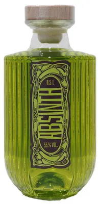 Produktbild von Absinth 55 % | Von der Destillerie Heinz Eggert aus der Lüneburger Heide | 0,5 l. Flasche