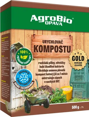 Obrázek produktu pro Urychlovač kompostu AgroBio Gold 500 g