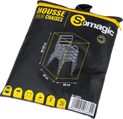 Image de Housse L 66 x l 66 x H 120 cm pour chaises de jardin
