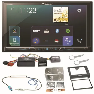 Produktbild von Pioneer SPH-DA230DAB Bluetooth Carplay Android Auto Einbauset für Audi TT 8J