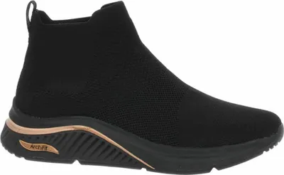 Produktbild von Skechers Arch Fit S-Miles - Sock Walk 155580-BBK, Sportschuhe, Damen, Schwarz