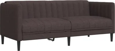 Produktbild von vidaXL Sofa 2-Sitzer Dunkelbraun Stoff