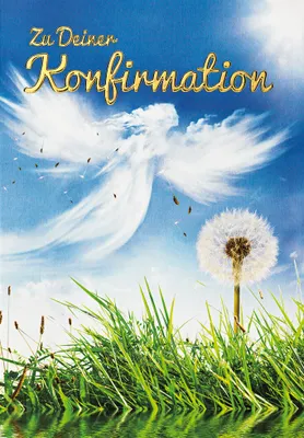 Produktbild von Konfirmation  Glückwunschkarte im Format 115 x 17cm mit Umschlag