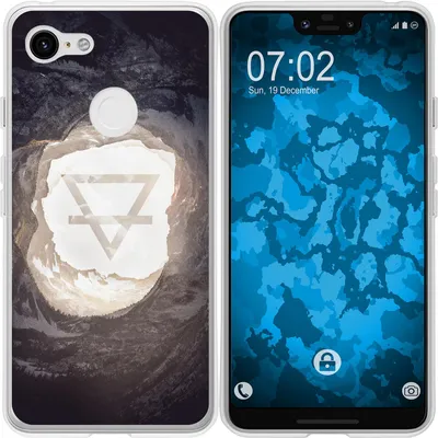 Produktbild von PhoneNatic Case kompatibel mit Google Pixel 3 XL Silikon-Hülle Element Erde M2