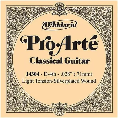 Produktbild von D'Addario J4304 Einzelsaite für Gitarre