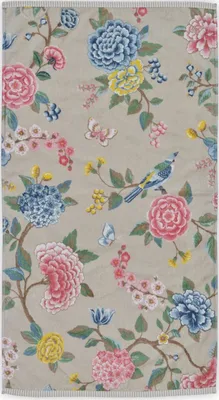 Produktbild von Pip Studio Duschtuch Good Evening Farbe Khaki Größe 55x100cm