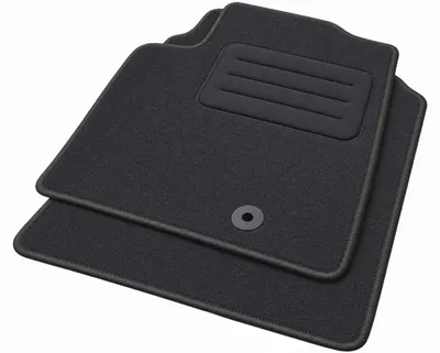Produktbild von Fußmatten passend für Hyundai Inster Automatten Schwarz 2-teilig Set Original Befestigung, mit Trittschutz