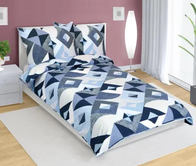 Obrázek produktu pro Povlečení bavlněné - Modrá - 140x220, 70x90