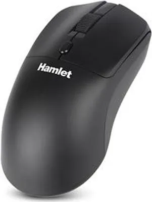 Produktbild von Hamlet XMICEBTW-RB, Beidhändig, Optisch, RF Wireless + Bluetooth, 1600 DPI, Schwarz