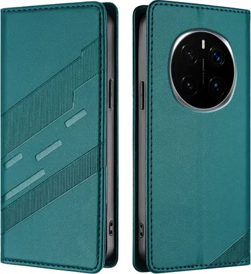 Immagine prodotto di Custodia per Honor Magic7, custodia portafoglio in Finto cuoio con slot per carte e funzione stand Grün