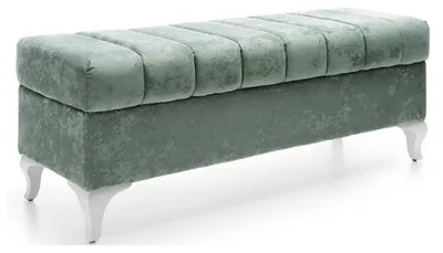 Produktbild von Designer Hocker Chaiselounge Wohnzimmer Modern Sitzbank Fußhocker 140 x 43cm Neu