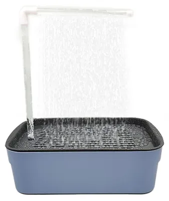 Produktbild von Automatische Vogeldusche im Papageien-Design mit Dusche, Haustierbad, USB-Wasserpumpe und Sprühhebel
