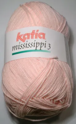 Produktbild von MISSISSIPPI-3 von Katia - ROSA CLARO (391) - 50 g / ca. 210 m Wolle