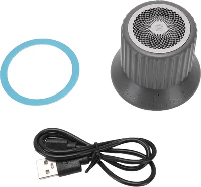 Obrázok produktu pre Magnetický Bluetooth reproduktorový stojan na telefón, prenosný, malý, bezdrôtový, s nastaviteľným ovládačom hlasitosti, čierny