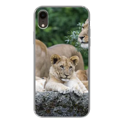 Produktbild von MuchoWow® Handyhülle Schutzhülle Hülle für iPhone XR Löwen - Tiere - Jungtiere Silikon Softcase Handy Hülle - Schutzdeckel