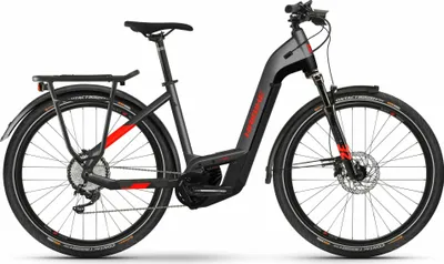 Image de HAIBIKE Trekking 9 i625Wh LowStep 11-G Deore BCXI (2021), anthracite/rouge, taille...