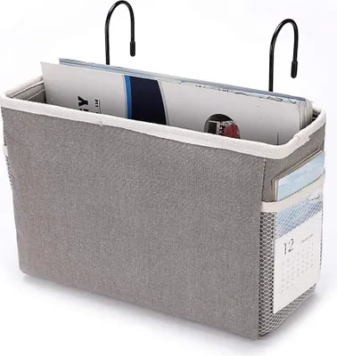 Produktbild von Praktische hängende Aufbewahrungsbox für Bett, Büro, Haus und Studentenwohnheim in Grau