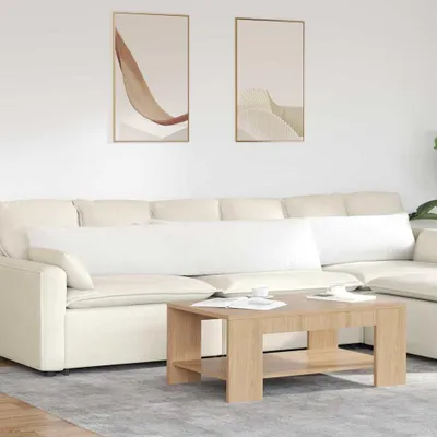 Obrázek produktu pro vidaXL Polštáře na pohovku, 2 kusy, látka, bílá, 200 x 40 cm