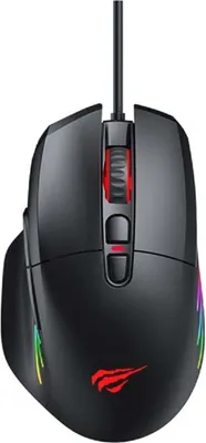 Produktbild von Havit GAMENOTE MS1013 Gaming Maus ergonomisches Design RGB-Hintergrundbeleuchtung USB 1000-10000 DPI Schwarz