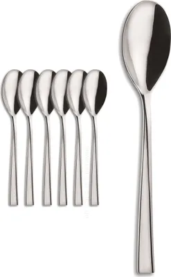 Produktbild von Picard & Wielpütz - 12 Kaffeelöffel - Serie Monterey bright steel - Edelstahl - poliert - spülmaschinenfest, Size:6 Stück