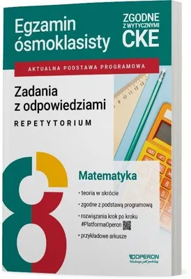 Zdjęcie produktu dla Egzamin ósmoklasisty 2027 Matematyka Repetytorium z zadaniami i odpowiedziami