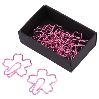 Produktbild von Papierklammern, Kreative Papierklammern, Blumenform Papierklammer, Niedliche Papierklammern, Papierklammern Lesezeichen