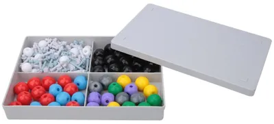 Image de Kit de chimie, kit pédagogique de biologie, 140 pièces, de qualité professionnelle, idéal pour l'enseignement, les enseignants, les élèves, les enfants, l'apprentissage