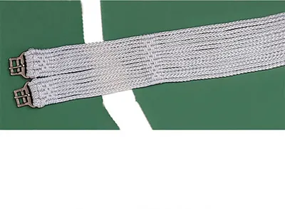 Immagine prodotto di Hispano Hipica, cintura inglese a treccia dritta Verde 135 cm Verde 135 cm