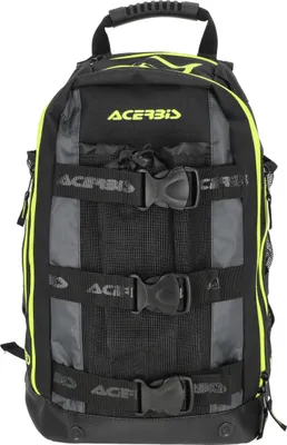 Imagen del producto de Mochila Acerbis, color gris/amarillo, 38 litros, con logo Shadow