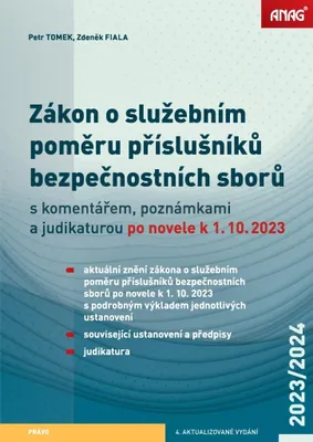 Immagine prodotto di Zákon o služebním poměru příslušníků bezpečnostních sborů