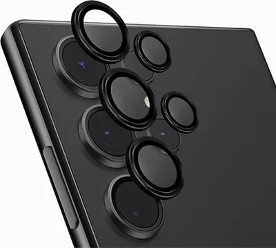 Obrázok produktu pre Hliníková ochrana objektívu fotoaparátu Uniq Optix pre objektív fotoaparátu Samsung Galaxy S24 Ultra s aplikátorom - čierna