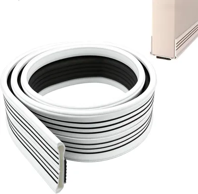 Imagen del producto de Burlete autoadhesivo de 93 cm, para puertas de 4,0 a 5,5 cm de grosor, que evita las corrientes de aire