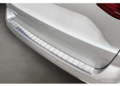 Image de Protecteur de pare-chocs arrière en acier inoxydable pour Volkswagen Multivan T7, modèle 2021