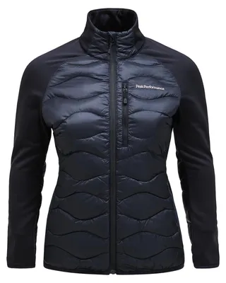 Image de Veste hybride légère pour femmes, en duvet et en plumes, couleur noire, taille L