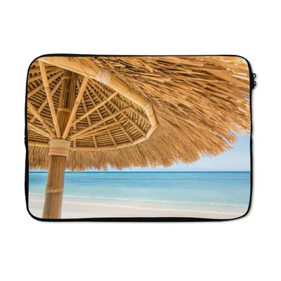 Obrázek produktu pro Pouzdro na notebook 14 palců Slunečník - Pláž - Moře - Tropical Brašna na notebook