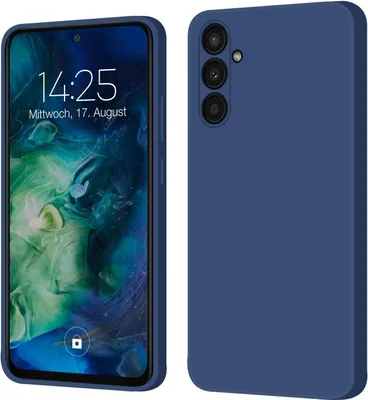 Produktbild von Hülle für Samsung Galaxy A54 5G Case Cover Bumper Silikon Softgrip Schutzhülle Farbe: Blau