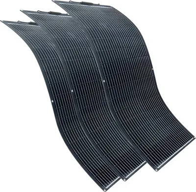 Produktbild von 100 Watt Flexibles Solarpanel, Hochleistungs-Monokristalline Zellen, Biegefähigkeit von bis zu 260°, 300W-3x100w