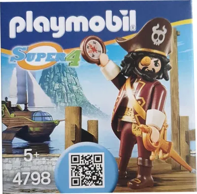 Obrázok produktu pre 4798 - Žralobradý pirát, hracia figúrka, zberateľská figúrka