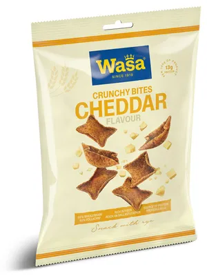Produktbild von Wasa Crunchy Bites Cheddar 100g