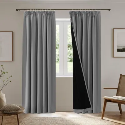 Produktbild von Set aus 2 Verdunkelungsvorhängen 245 x 140 cm