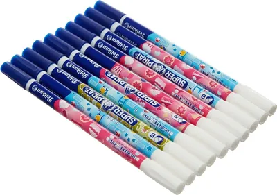 Produktbild von Pelikan Tintenlöscher Super-Pirat Strichstärke B 850B , 10 Stück Blisterkarte, Kunststoff, Mehrfarbig, Sichtverpackung, 10 Stück(e), Deutschland