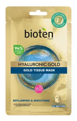 Produktbild von BIOTEN Hyaluronic Gold Gesichtsmaske, 1 Stück