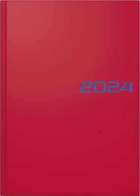 Produktbild von BRUNNEN Tageskalender Modell 795 2024 1 Seite = 1 Tag Blattgröße 14,5 x 20,6 cm rot