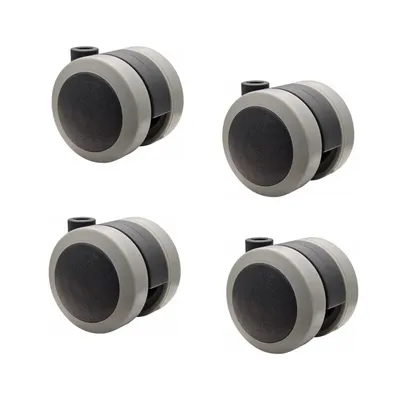 Immagine prodotto di WAGNER Möbelrollen Set 4 Stück Ø 50 mm Softlauf für empfindliche Böden